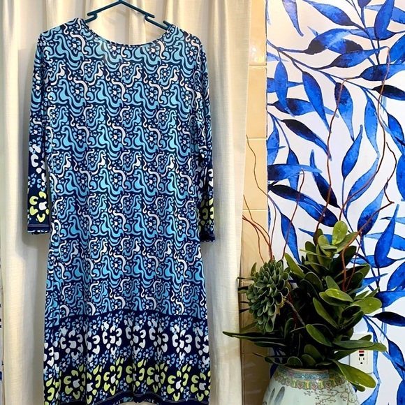 NWOT Women’s Jean-Pierre Klifa Polyester and Spandex Shift Dress Size Small - Picture 6 of 8